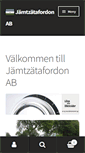 Mobile Screenshot of jamtzatafordon.se